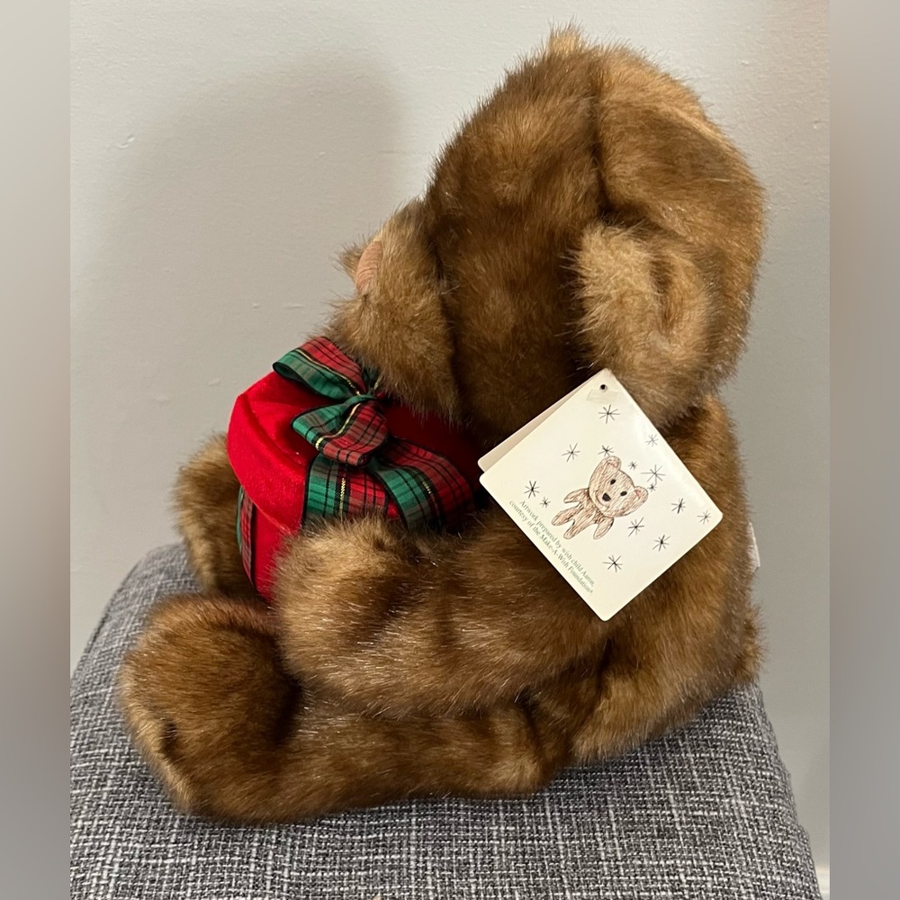 NWT THE ORIGINAL GORDON’S JEWELLERS’ (GUND) Make•A•Wish Faux Fur Teddy Bear. - Picture 3 of 7